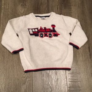 Janie and Jack Train Sweater